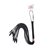 Punishment Rose Gold Braided 9 Tail Flogger thumbnail